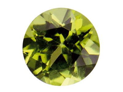 Peridoto, Tondo, 3 MM - Immagine Standard - 1