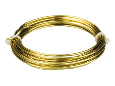 Beadalon Artistic Wire, 1,60 Mm, Filo Di Ottone Anti-annerimento, Bobina Da 3,10 Metri - Immagine Standard - 2