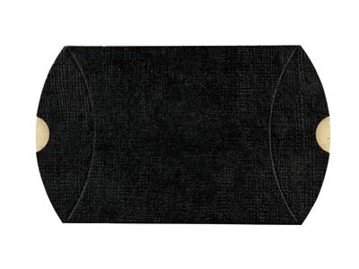 Confezione Berlingot 7 X 7 X 2,5 Cm, Cartone Nero, Confezione Da 10 - Immagine Standard - 2