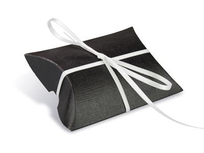 Confezione Berlingot 7 X 7 X 2,5 Cm, Cartone Nero, Confezione Da 10 - Immagine Standard - 3