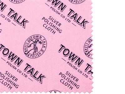 Panno Impregnato Per Lucidare L'argento Town Talk, 12,5 X 17,5 Cm - Immagine Standard - 3