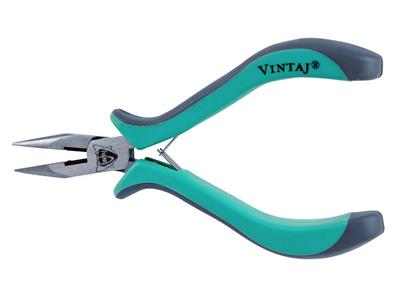 Pinza A Becchi Tondi Affusolati Vintaj Con Tronchese, Lunghezza 12,70 Cm
