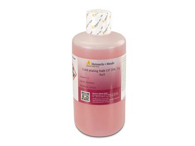 Bagno Di Doratura Pronto Alluso Gp204, Oro Giallo, Heimerle Meule, 1 Litro 5  G Oro