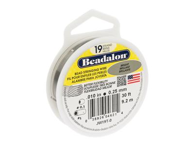 Filo Di Acciaio Con Guaina In Nylonda 0,25 Mm, Bobina Da 9,20 M, Bead Alon - Immagine Standard - 2