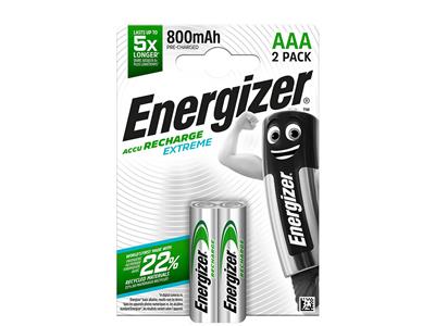 Batteria Ricaricabile Extreme Aaa, Blister Da 2 Batterie, Energizer - Immagine Standard - 1