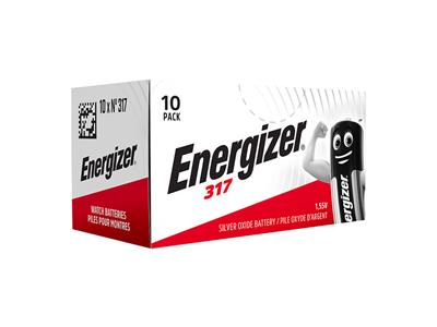 Batteria A Bottone All'ossido D'argento 317, 1,55 V, Scatola Da 10, Energizer - Immagine Standard - 1