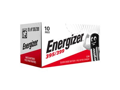 Batteria A Bottone All'ossido D'argento 395, 1,55 V, Scatola Da 10, Energizer - Immagine Standard - 1