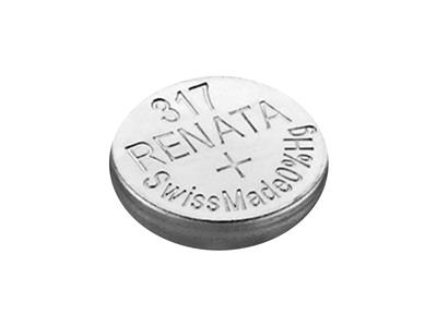 Pila A Bottone In Ossido D'argento 317, 1,55 V, Scatola Da 10, Renata - Immagine Standard - 3