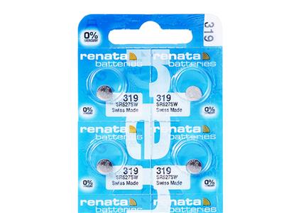 Pila A Bottone 319 In Ossido D'argento, 1,55 V, Confezione Da 10, Renata - Immagine Standard - 2