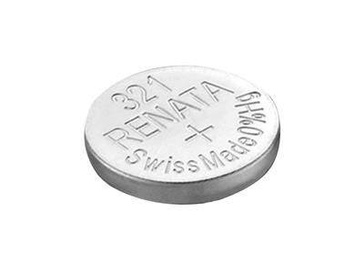 Cella A Bottone 321 All'ossido D'argento, 1,55 V, Confezione Da 10, Renata - Immagine Standard - 3