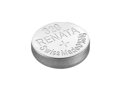 Pila A Bottone In Ossido D'argento 329, 1,55 V, Confezione Da 10, Renata - Immagine Standard - 3