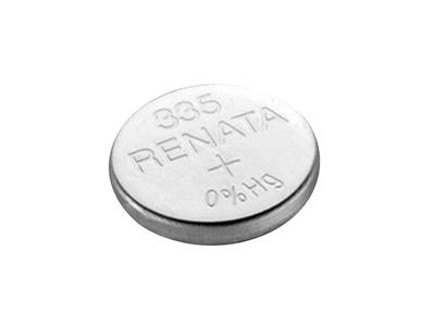 Pila Bottone In Ossido D'argento 335, 1,55 V, Confezione Da 10, Renata - Immagine Standard - 3