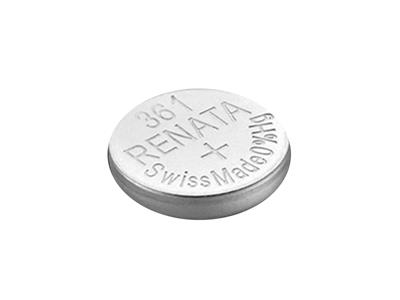 Pila A Bottone 361 In Ossido D'argento, 1,55 V, Confezione Da 10, Renata - Immagine Standard - 3