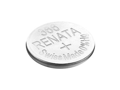 Cella A Bottone 366 Ossido D'argento, 1,55 V, Confezione Da 10, Renata - Immagine Standard - 3