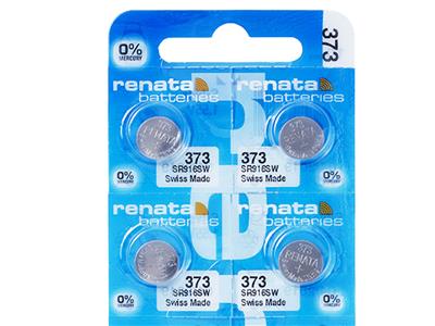 Pila A Bottone 373 In Ossido D'argento, 1,55 V, Confezione Da 10, Renata - Immagine Standard - 2