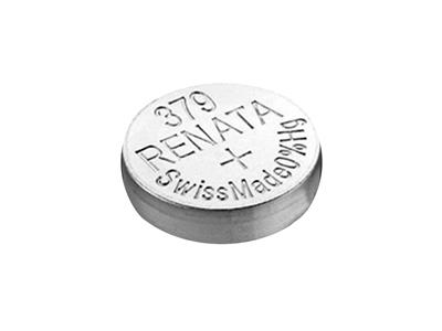 Pila A Bottone 379 In Ossido D'argento, 1,55 V, Confezione Da 10, Renata - Immagine Standard - 3