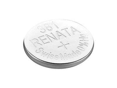 381, Pila A Bottone In Ossido D'argento, 1,55 V, Confezione Da 10, Renata - Immagine Standard - 3