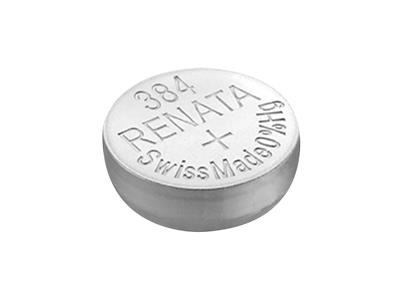 Pila A Bottone In Ossido D'argento 384, 1,55 V, Blister Da 10, Renata - Immagine Standard - 3
