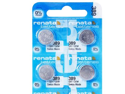 Pila A Bottone In Ossido D'argento 389, 1,55 V, Confezione Da 10, Renata - Immagine Standard - 2