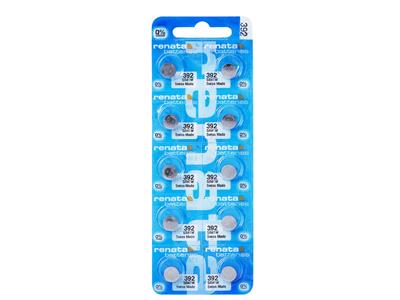 Cella A Bottone 392 All'ossido D'argento, 1,55 V, Confezione Da 10, Renata - Immagine Standard - 1