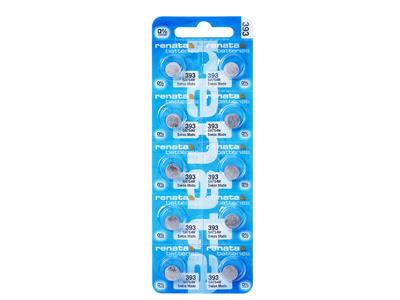 Cella A Bottone 393 All'ossido D'argento, 1,55 V, Confezione Da 10, Renata - Immagine Standard - 1