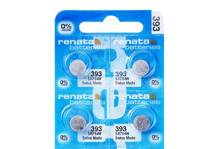 Cella A Bottone 393 All'ossido D'argento, 1,55 V, Confezione Da 10, Renata - Immagine Standard - 2