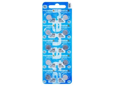 Cella A Bottone 395 All'ossido D'argento, 1,55 V, Confezione Da 10, Renata - Immagine Standard - 1