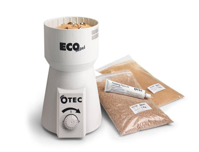 Ecomini Tamburo Lucidante Asciutto Da 3 Litri Senza  Additivo Liquido , Con Materiali Di Consumo, Otec