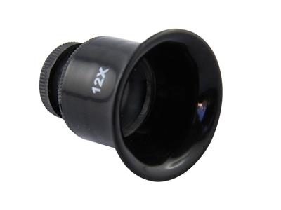 Lente D'ingrandimento Da Orologiaio, Con Due Lenti, Ingrandimento X12 - Immagine Standard - 3