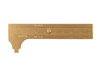 Calibro A Corsoio In Ottone, 8 Cm - Immagine Standard - 1