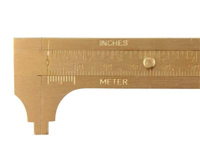 Calibro In Ottone, 8 Cm - Immagine Standard - 4