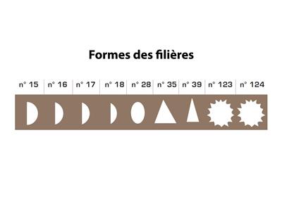 Matrice A 20 Fori N. 124, Scaglia Da 1,00 A 3,50 Mm, Joliot - Immagine Standard - 3