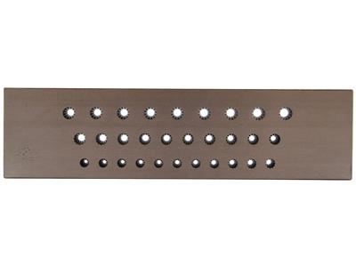 Matrice A 20 Fori N. 123, Flocon Da1,00 A 3,50 MM - Immagine Standard - 2