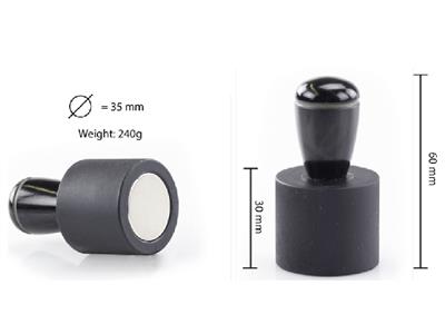 Magnete Da Gioielliere Al Neodimio Ad Alta Potenza Con Impugnatura, Technoflux - Immagine Standard - 3