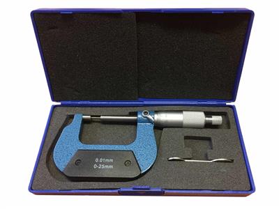 Palmer, Apertura 0-25 Mm, Punta 3 Mm, Precisione 0,01 MM - Immagine Standard - 3