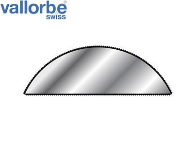 Lima Ad Ago Semitonda N. 2402, 180mm G2, Vallorbe - Immagine Standard - 2