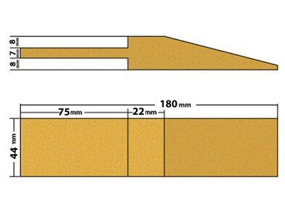Tassello Da Banco 180 X 44 MM - Immagine Standard - 2