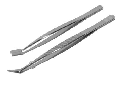 Set Di 4 Pinzette, Acciaio Inossidabile - Immagine Standard - 2