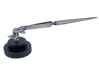 Set Di Pinzette Da Banco Da 6 Pezzie Base Della Terza Mano - Immagine Standard - 2