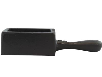Stampo Per Lingotti Con Manico Per Placca, 90 X 35 X 35 Mm, Capacit@ Oro 1,8 Kg - Immagine Standard - 2