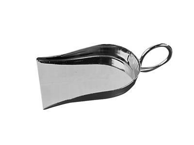 Pala In Acciaio Inox Per Gemme, 40 X 48 MM - Immagine Standard - 2