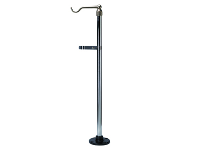 Braccio Telescopico Cromato Con Base Di Montaggio A Vite Rotonda, N. 5241 Techdent