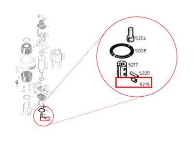 Vite Ad Ago N. 5219 Per Il Motore Di Sospensione Techdent