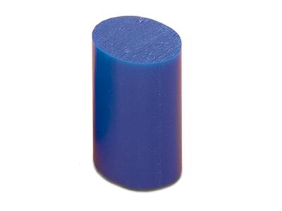 Blocco Ovale Di Cera Da Intaglio Blu, Per Bracciale, Rif. 8, Ferris - Immagine Standard - 1