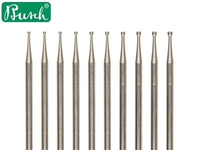 Set Di 10 Frese A Crimpare Cave A 4 Lame, N. 411 Ccc, Da 1,00 A 2,30 Mm, Busch - Immagine Standard - 1