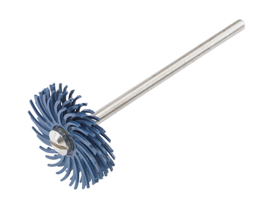 Disco Abrasivo Blu Montato Su Mandrino, Diametro 19 Mm, Grana Fine, Hatho