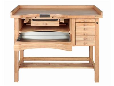 Panca Da Gioielliere Durston A 1 Posto E 6 Cassetti - Immagine Standard - 2