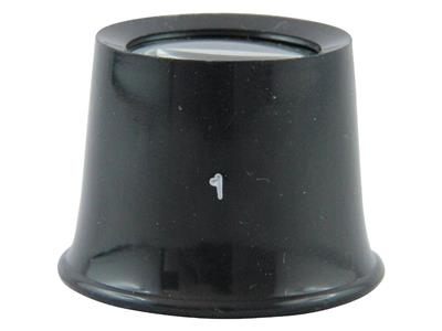 Lente Di Ingrandimento N. 1, Modello Eco Rotondo Scavato, Ingrandimento X10