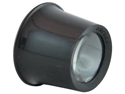 Lente Di Ingrandimento N. 1, Modello Eco Rotondo Scavato, Ingrandimento X10 - Immagine Standard - 2