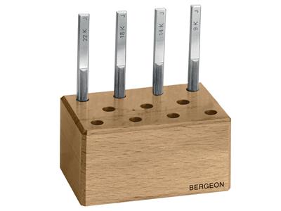 Set Di 4 Tocchi Su Base, Bergeon - Immagine Standard - 2